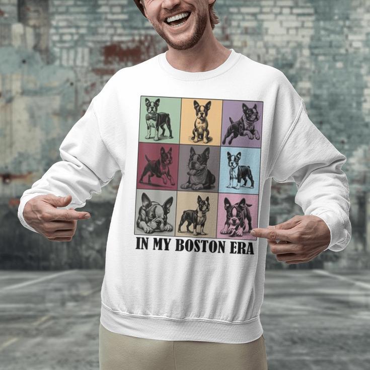 Funny Boston Terrier Quote In My Boston Terrier Era Cool Dog Men Women Unisex Sweatshirt, gift for family, gift for coworker