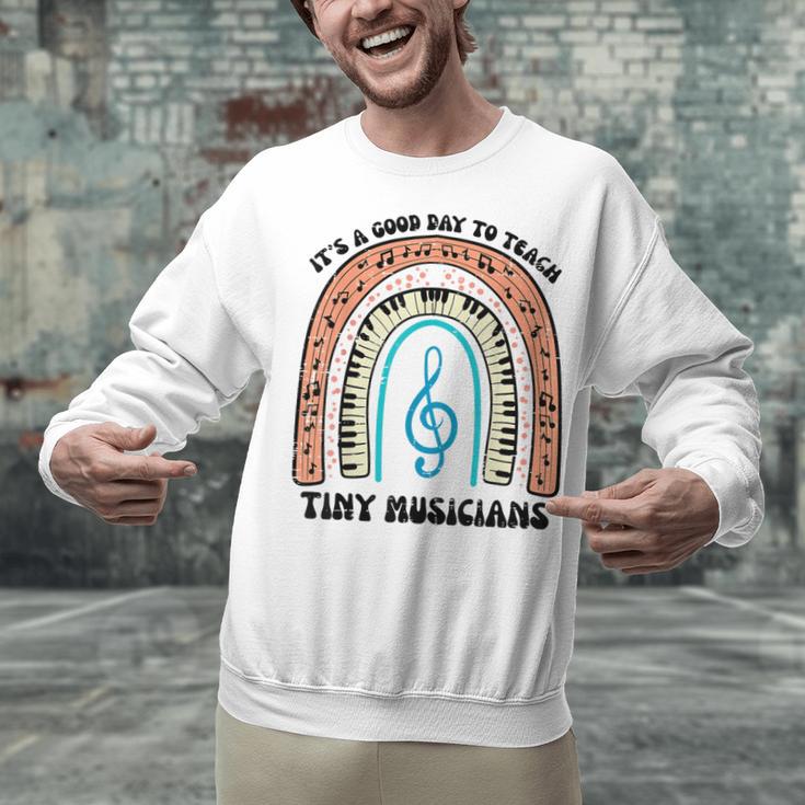 Good Day To Teach Tiny Musicians Piano Music Teacher Women Unisex Sweatshirt, gift for family, gift for coworker