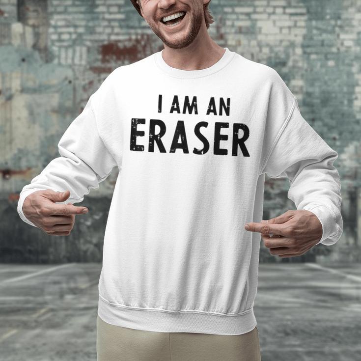 Halloween Teacher Im An Eraser Costume Kids Men Women Unisex Sweatshirt, gift for family, gift for coworker Halloween Teacher Im An Eraser Costume Kids Men Women Unisex Sweatshirt, gift for family, gift for coworker