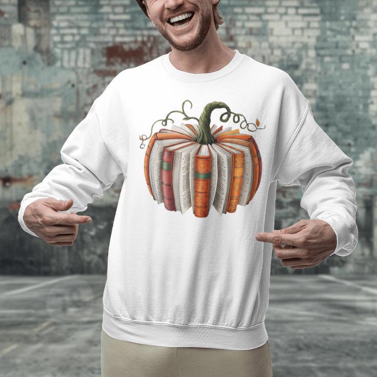 Halloween Teacher Librarians Fall Book Pumpkin Retro Reading Unisex Sweatshirt, gift for family, gift for coworker Halloween Teacher Librarians Fall Book Pumpkin Retro Reading Unisex Sweatshirt, gift for family, gift for coworker