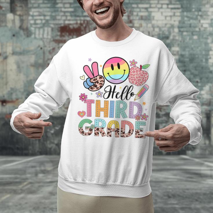 Hello 3rd Grade Boy Girl Teacher Back To School 3rd Grade Unisex Sweatshirt, gift for family, gift for coworker Hello 3rd Grade Boy Girl Teacher Back To School 3rd Grade Unisex Sweatshirt, gift for family, gift for coworker