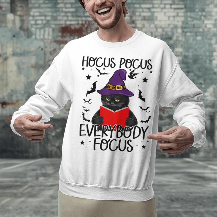 Hocus Pocus Everybody Focus Halloween Teacher For Men Women Unisex Sweatshirt, gift for family, gift for coworker Hocus Pocus Everybody Focus Halloween Teacher For Men Women Unisex Sweatshirt, gift for family, gift for coworker
