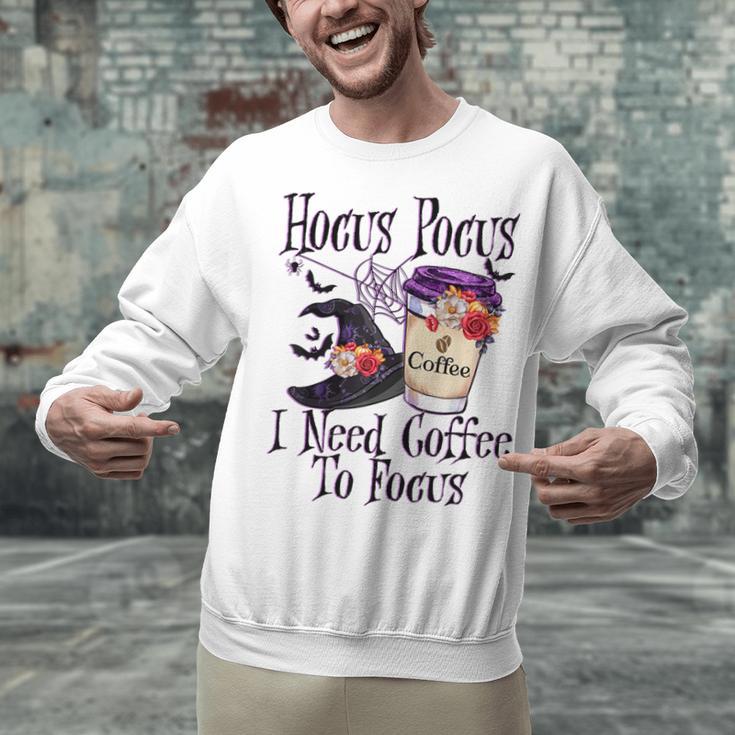Hocus Pocus I Need Coffee To Focus Halloween Teacher Unisex Sweatshirt, gift for family, gift for coworker Hocus Pocus I Need Coffee To Focus Halloween Teacher Unisex Sweatshirt, gift for family, gift for coworker