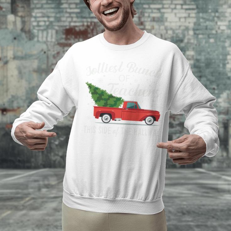 Jolliest Bunch Of Teachers This Side Of The Hallway Unisex Sweatshirt, gift for family, gift for coworker Jolliest Bunch Of Teachers This Side Of The Hallway Unisex Sweatshirt, gift for family, gift for coworker