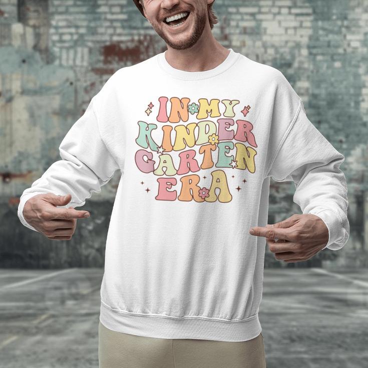 In My Kindergarten Era Retro Back To School Teacher Student Unisex Sweatshirt, gift for family, gift for coworker In My Kindergarten Era Retro Back To School Teacher Student Unisex Sweatshirt, gift for family, gift for coworker