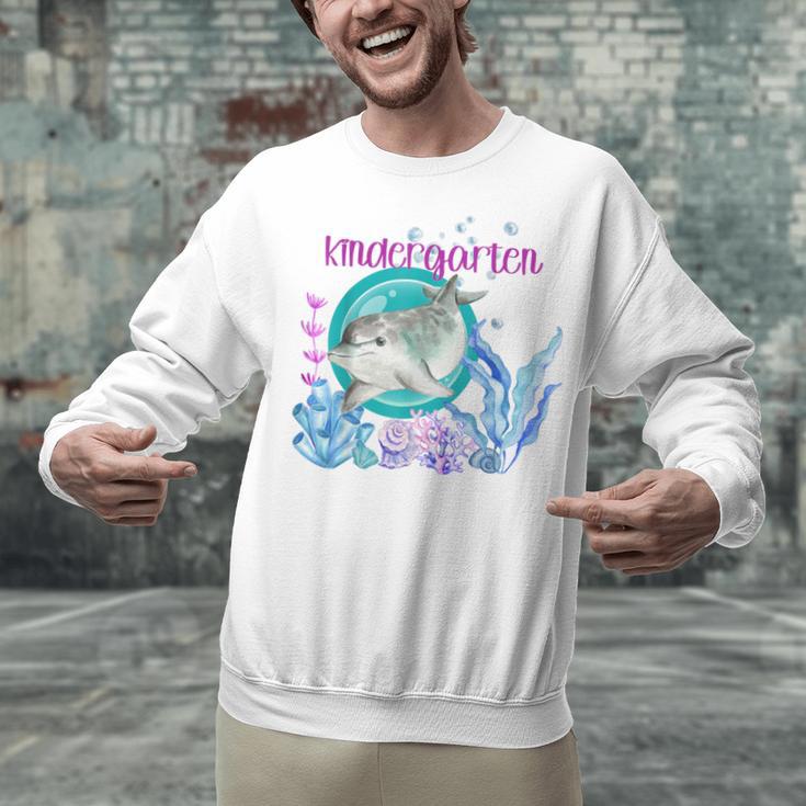 Kindergarten Teacher Dolphin Ocean Life Teaching Team Spirit Unisex Sweatshirt, gift for family, gift for coworker