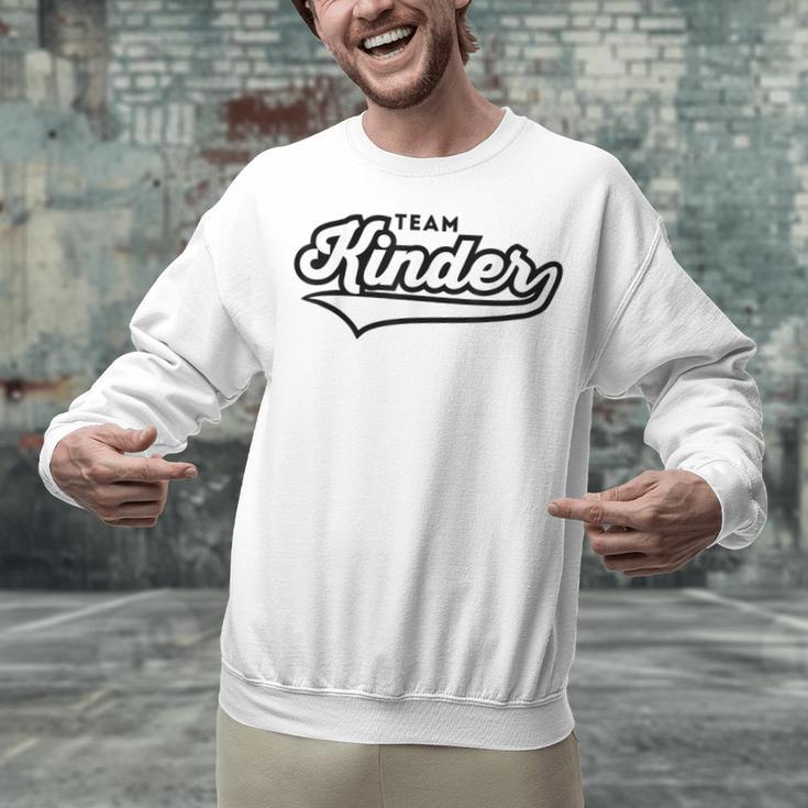 Kindergarten TEAM School Teacher Kinder Baseball-Style Shirt Unisex Sweatshirt, gift for family, gift for coworker