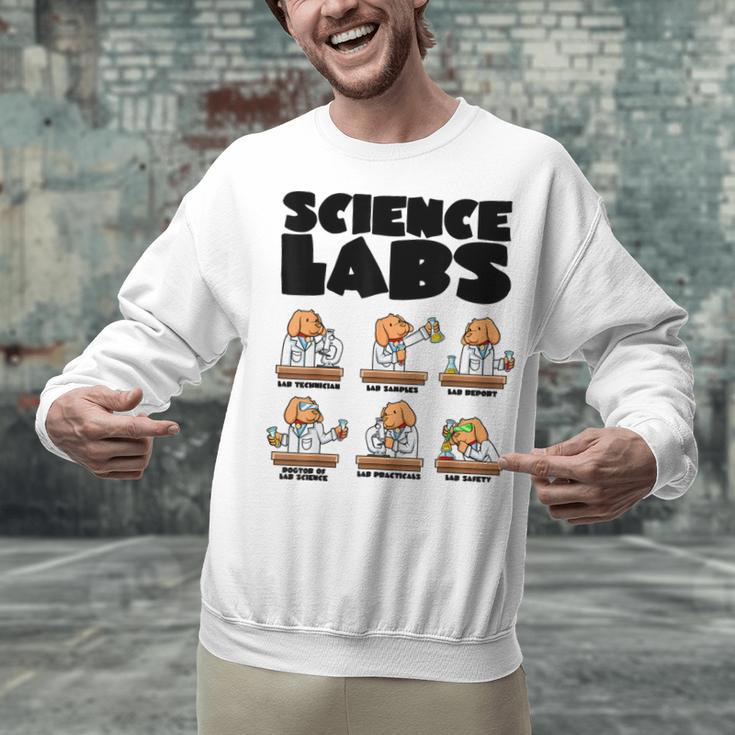 Labrador Retriever Science Labs Dog Lover Teacher Unisex Sweatshirt, Science Teacher Sweatshirts, gift for family, gift for coworker