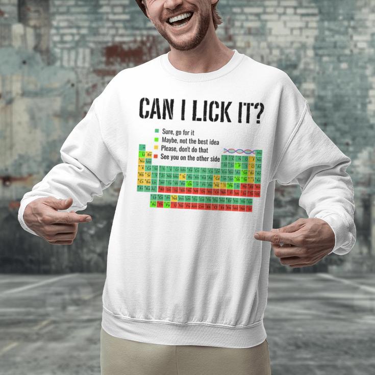 Can I Lick It Periodic Table Chart Science Teacher Unisex Sweatshirt, Science Teacher Sweatshirts, gift for family, gift for coworker Can I Lick It Periodic Table Chart Science Teacher Unisex Sweatshirt, Science Teacher Sweatshirts, gift for family, gift for coworker