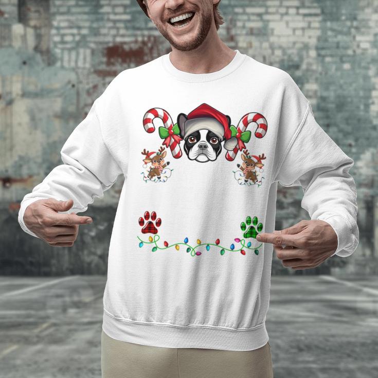 Most Likely Decorate Her Boston Terrier Dog Ugly Christmas Unisex Sweatshirt, Boston Terrier Christmas Sweatshirts, gift for family, gift for coworker