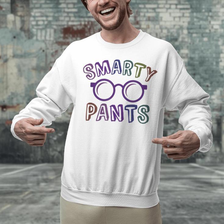 Little Mr Miss SMARTY PANTS Graduation Alumni Teacher Unisex Sweatshirt, gift for family, gift for coworker