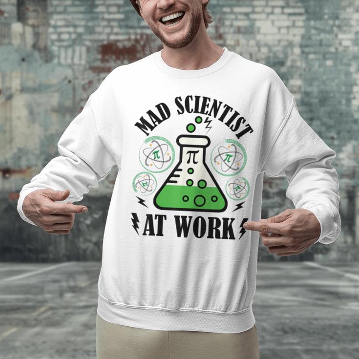 Mad Scientist Science Teacher Halloween Costume Teen Girls Unisex Sweatshirt, Science Teacher Sweatshirts, gift for family, gift for coworker