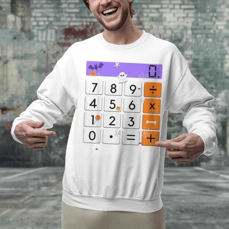 Math Teacher Halloween Costume Calculator Math Pun Unisex Sweatshirt, gift for family, gift for coworker