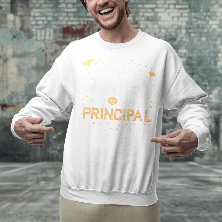 Nothing Scares Me I'm A Principal Teacher Halloween School For Men Women Kids Unisex Sweatshirt, gift for family, gift for coworker Nothing Scares Me I'm A Principal Teacher Halloween School For Men Women Kids Unisex Sweatshirt, gift for family, gift for coworker