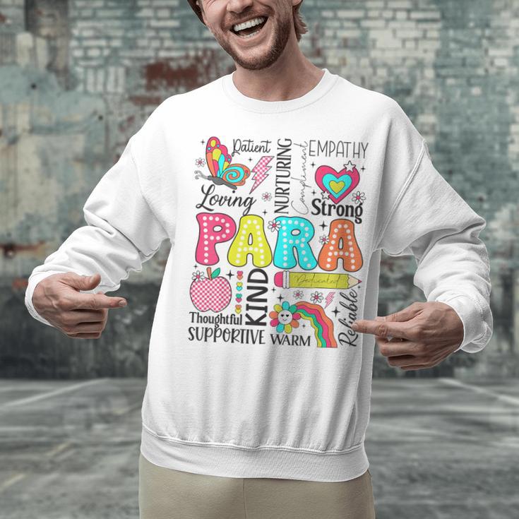 Para Paraprofessional Paraeducator Teacher Back To School Unisex Sweatshirt, gift for family, gift for coworker Para Paraprofessional Paraeducator Teacher Back To School Unisex Sweatshirt, gift for family, gift for coworker