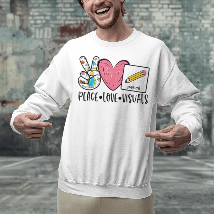 Peace Love Visuals Special Education Teacher Dream Team Unisex Sweatshirt, gift for family, gift for coworker Peace Love Visuals Special Education Teacher Dream Team Unisex Sweatshirt, gift for family, gift for coworker
