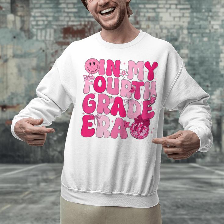 Pink Fourth Grade Era 4th Back To School Grade Teacher Unisex Sweatshirt, 4th Grade Teacher Sweatshirts, gift for family, gift for coworker