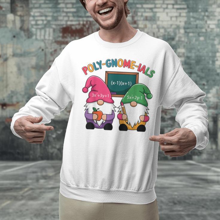 Poly-Gnome-Ials Algebra Teacher Calcul Teacher Unisex Sweatshirt, gift for family, gift for coworker Poly-Gnome-Ials Algebra Teacher Calcul Teacher Unisex Sweatshirt, gift for family, gift for coworker