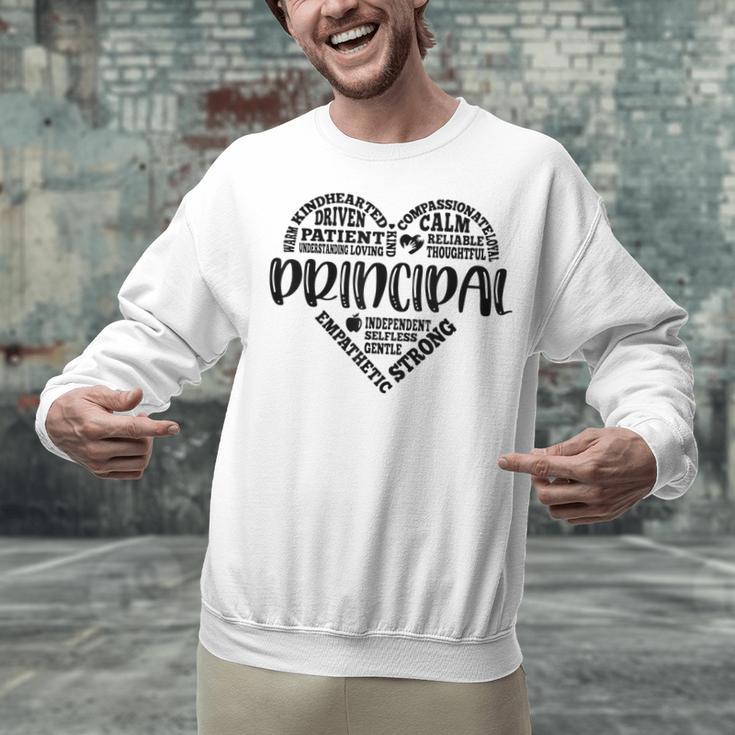 Principal Heart Life School Principal Teacher Appreciation Unisex Sweatshirt, gift for family, gift for coworker Principal Heart Life School Principal Teacher Appreciation Unisex Sweatshirt, gift for family, gift for coworker