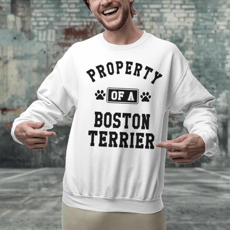 Property Of Boston Terrier Boston Terrier Shirt Unisex Sweatshirt, gift for family, gift for coworker