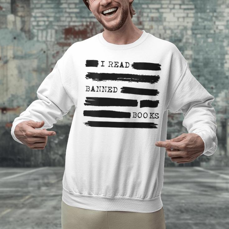 I Read Banned Books Banned Books Week Librarian Teacher Unisex Sweatshirt, gift for family, gift for coworker I Read Banned Books Banned Books Week Librarian Teacher Unisex Sweatshirt, gift for family, gift for coworker