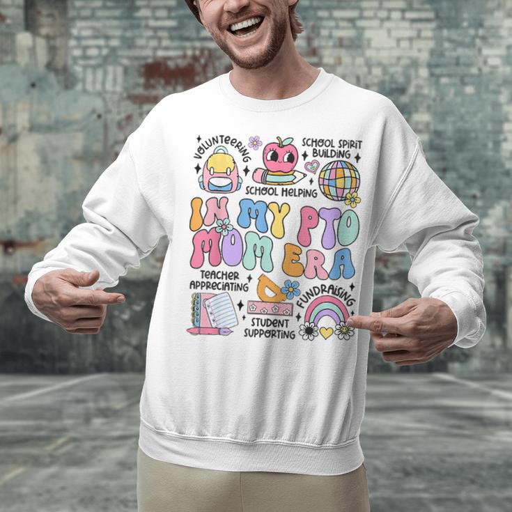 Retro In My PTO Mom Era Parent Organization Team Teacher Unisex Sweatshirt, gift for family, gift for coworker Retro In My PTO Mom Era Parent Organization Team Teacher Unisex Sweatshirt, gift for family, gift for coworker