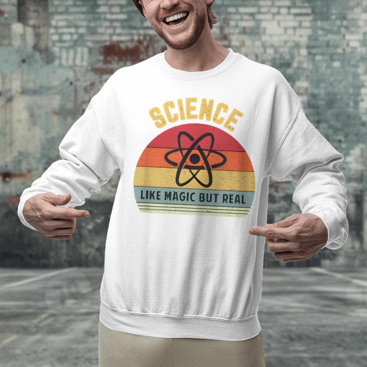 Science Like Magic But Real Science Teacher Graphics Geek Unisex Sweatshirt, Science Teacher Sweatshirts, gift for family, gift for coworker Science Like Magic But Real Science Teacher Graphics Geek Unisex Sweatshirt, Science Teacher Sweatshirts, gift for family, gift for coworker