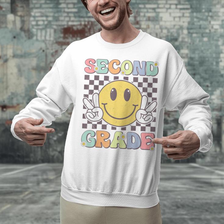 Second Grade Teachers Boys Girls Smile Face 2nd Grade Team Unisex Sweatshirt, gift for family, gift for coworker Second Grade Teachers Boys Girls Smile Face 2nd Grade Team Unisex Sweatshirt, gift for family, gift for coworker