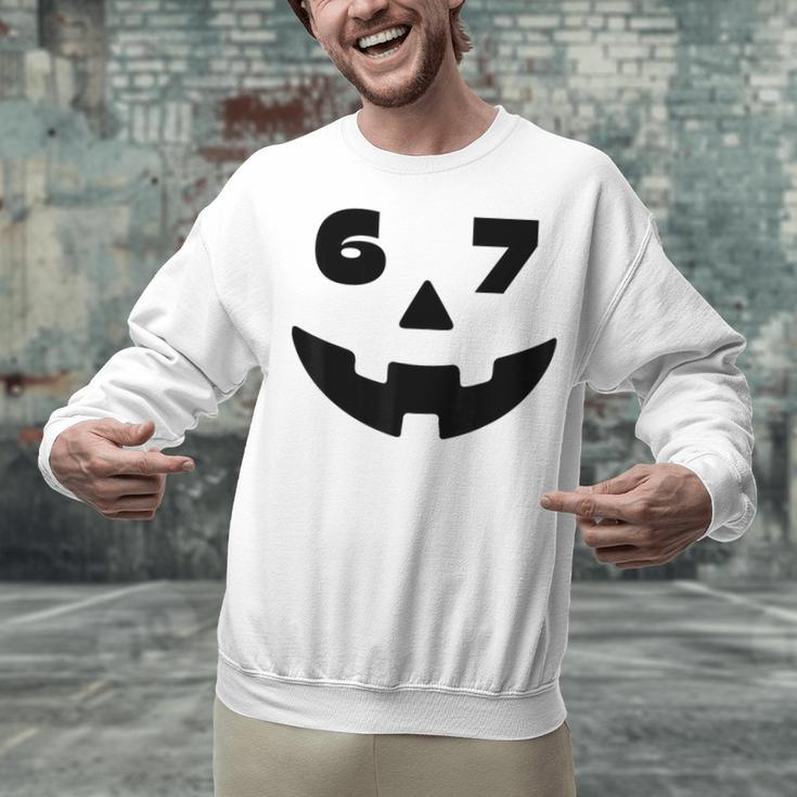 Six Seven Halloween Costume For Students Teachers 6 7 Unisex Sweatshirt, gift for family, gift for coworker Six Seven Halloween Costume For Students Teachers 6 7 Unisex Sweatshirt, gift for family, gift for coworker