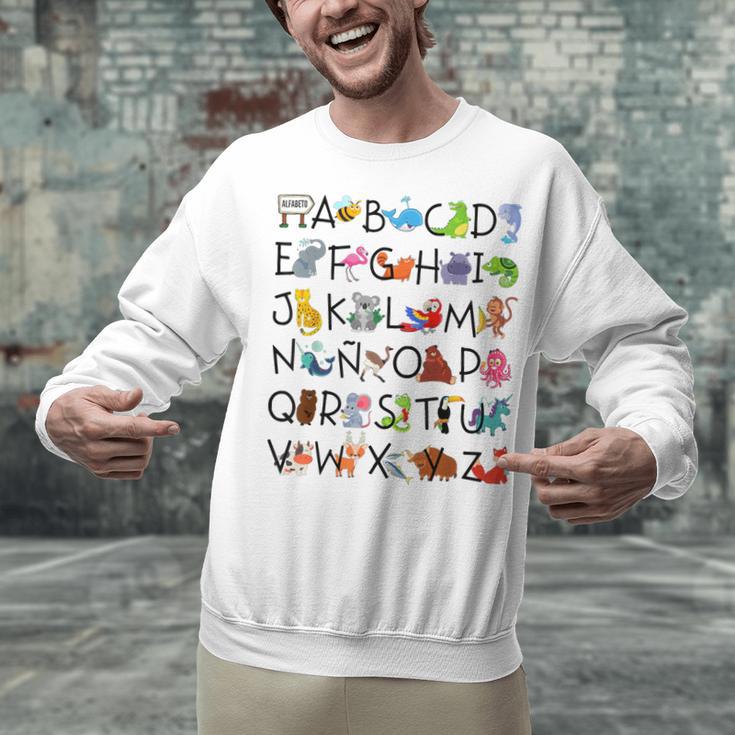 SPANISH ALPHABET MAESTRA SPANISH TEACHER Unisex Sweatshirt, gift for family, gift for coworker