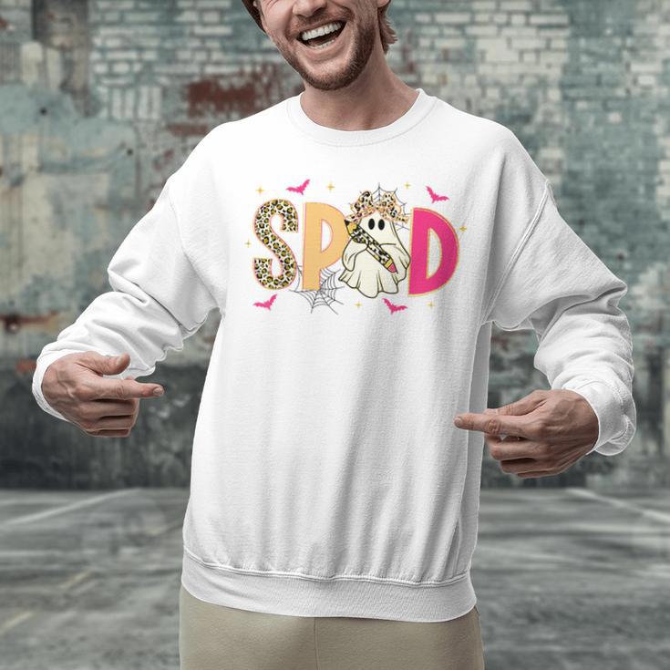 Sped Teacher Halloween Ghost Special Education Preppy Fall Unisex Sweatshirt, gift for family, gift for coworker Sped Teacher Halloween Ghost Special Education Preppy Fall Unisex Sweatshirt, gift for family, gift for coworker