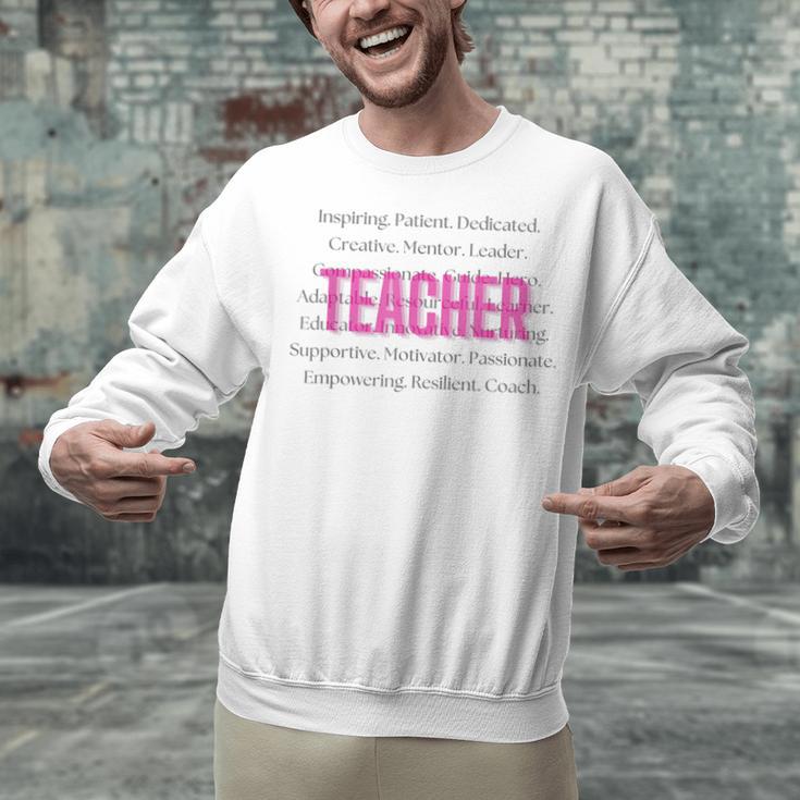 TEACH Inspirational Teacher Comfortable & Stylish T-Shirt Unisex Sweatshirt, gift for family, gift for coworker TEACH Inspirational Teacher Comfortable & Stylish T-Shirt Unisex Sweatshirt, gift for family, gift for coworker