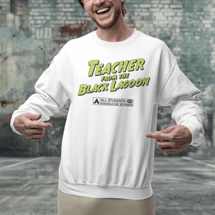 Teacher Halloween Tshirt Teacher From The Lagoon Men Women Unisex Sweatshirt, gift for family, gift for coworker Teacher Halloween Tshirt Teacher From The Lagoon Men Women Unisex Sweatshirt, gift for family, gift for coworker