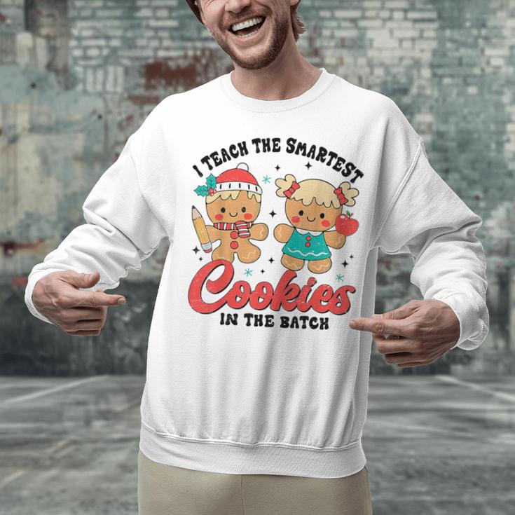 Teacher Of Smart Cookies Cute Gingerbread Teacher Christmas Unisex Sweatshirt, gift for family, gift for coworker Teacher Of Smart Cookies Cute Gingerbread Teacher Christmas Unisex Sweatshirt, gift for family, gift for coworker