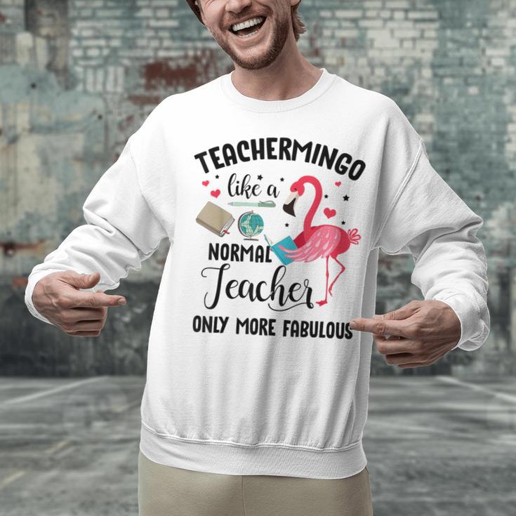 Teachermingo Like A Normal Teacher Only More Fabulous Unisex Sweatshirt, gift for family, gift for coworker