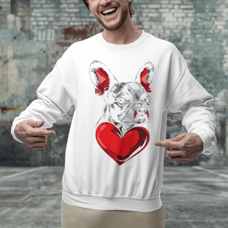 Valentine's Day Boston Terrier Dog Vector Unisex Sweatshirt, gift for family, gift for coworker