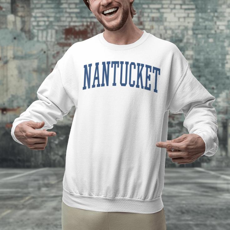 Varsity Grey Nantucket Unisex Sweatshirt, gift for family, gift for coworker