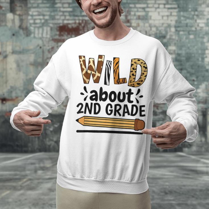 Wild About 2Nd Grade School Grade Teacher Unisex Sweatshirt, 2nd Grade Teacher Sweatshirts, gift for family, gift for coworker Wild About 2Nd Grade School Grade Teacher Unisex Sweatshirt, 2nd Grade Teacher Sweatshirts, gift for family, gift for coworker