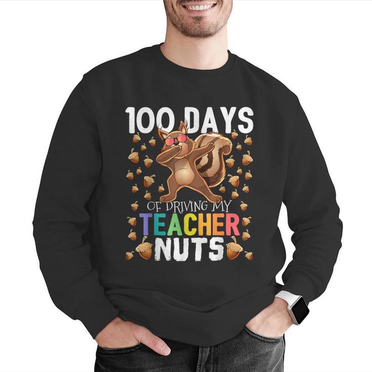 100 Days Of Driving My Teacher Nuts Dabbing Squirrel School Men Graphic Sweatshirt, funny gift 100 Days Of Driving My Teacher Nuts Dabbing Squirrel School Men Graphic Sweatshirt, funny gift