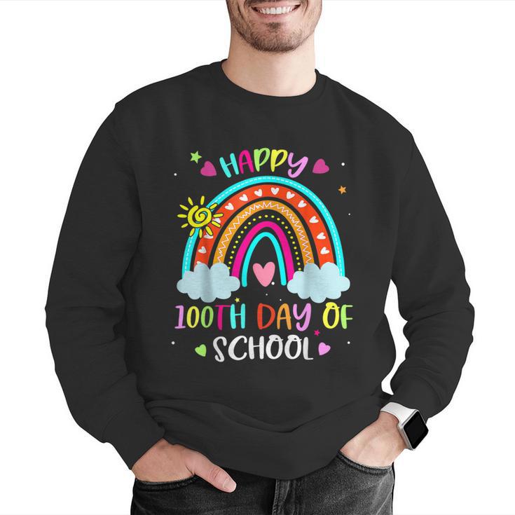 100th Day Of School Rainbow Happy 100 Days Smarter Teacher Men Graphic Sweatshirt, funny gift 100th Day Of School Rainbow Happy 100 Days Smarter Teacher Men Graphic Sweatshirt, funny gift
