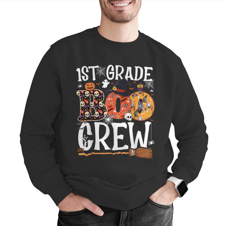 1st Grade Boo Crew Cute Ghost Halloween Teacher Kids Men Graphic Sweatshirt, funny gift 1st Grade Boo Crew Cute Ghost Halloween Teacher Kids Men Graphic Sweatshirt, funny gift