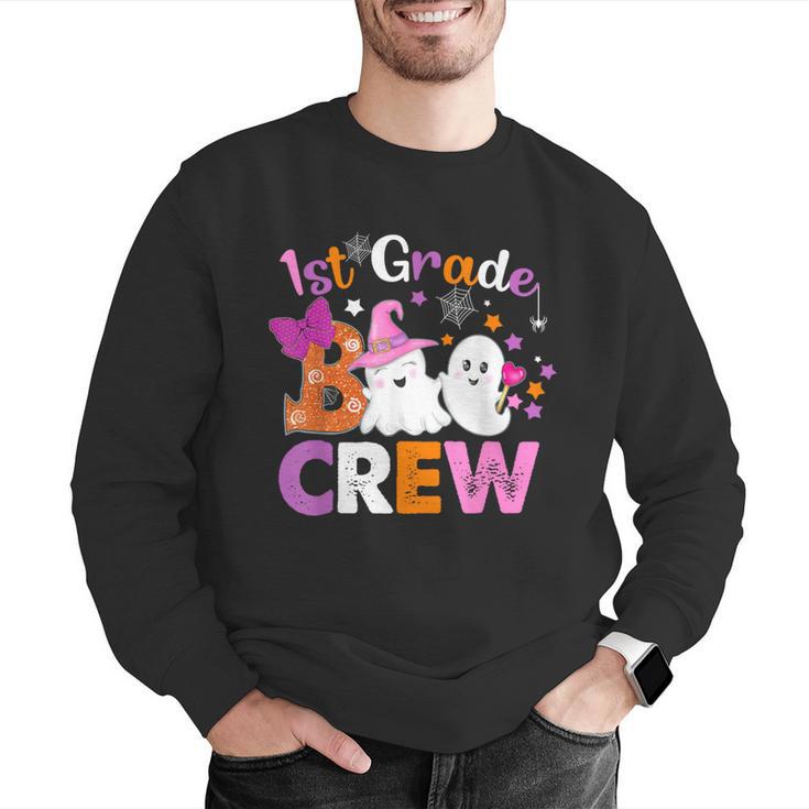 1st Grade Boo Crew First Grade Halloween Costume Teacher Kid Men Graphic Sweatshirt, First Grade Teacher Sweatshirts, funny gift 1st Grade Boo Crew First Grade Halloween Costume Teacher Kid Men Graphic Sweatshirt, First Grade Teacher Sweatshirts, funny gift