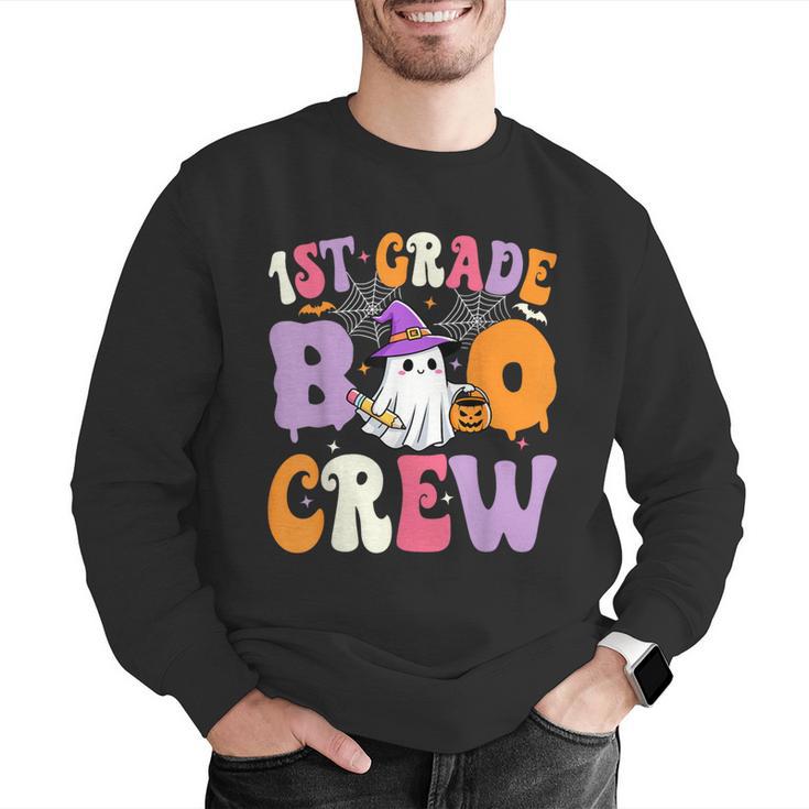1st Grade Boo Crew Spooky First Grade Halloween Teacher Men Graphic Sweatshirt, First Grade Teacher Sweatshirts, funny gift 1st Grade Boo Crew Spooky First Grade Halloween Teacher Men Graphic Sweatshirt, First Grade Teacher Sweatshirts, funny gift
