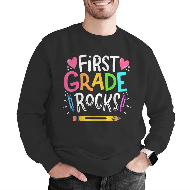 1st Grade Teacher Men Graphic Sweatshirt, funny gift