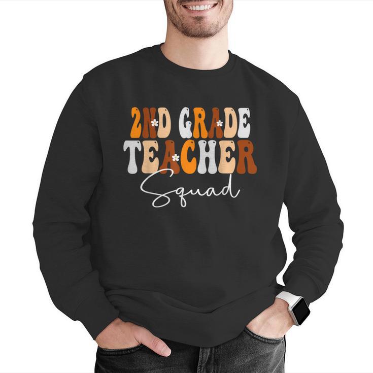 2nd Grade Teacher Squad Cute Women Groovy Fall Autumn Lovers Men Graphic Sweatshirt, Groovy Teacher Sweatshirts, 2nd Grade Teacher Sweatshirts, funny gift 2nd Grade Teacher Squad Cute Women Groovy Fall Autumn Lovers Men Graphic Sweatshirt, Groovy Teacher Sweatshirts, 2nd Grade Teacher Sweatshirts, funny gift