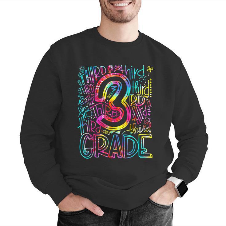 3rd Grade Typography Team Third Grade Teacher Back To School Men Graphic Sweatshirt, funny gift 3rd Grade Typography Team Third Grade Teacher Back To School Men Graphic Sweatshirt, funny gift