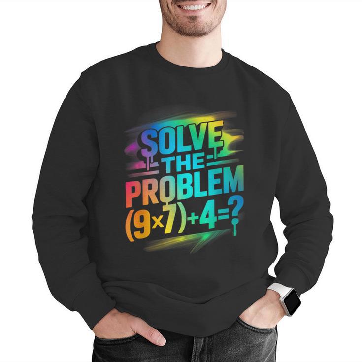 67 Meme PEMDAS Elementary Math Teacher Six Seven Men Graphic Sweatshirt, funny gift