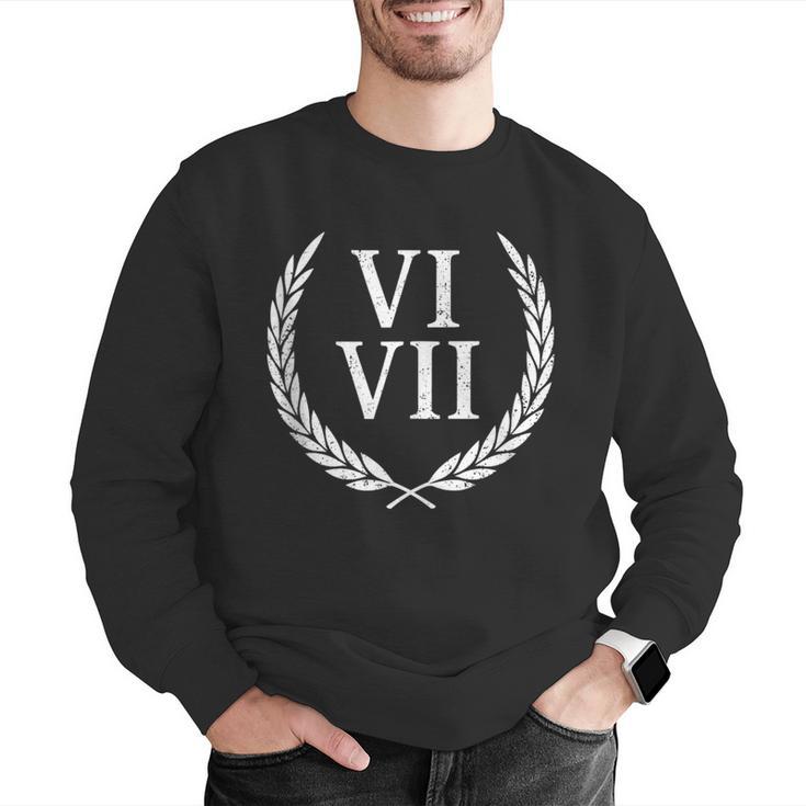 67 Roman Numerals Meme History Teacher Vintage History Men Graphic Sweatshirt, History Teacher Sweatshirts, funny gift