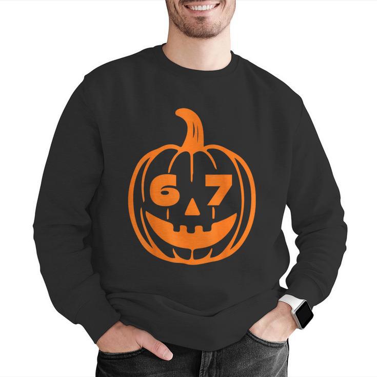 67 Six Seven Halloween Costume For Students Teachers Men Graphic Sweatshirt, funny gift