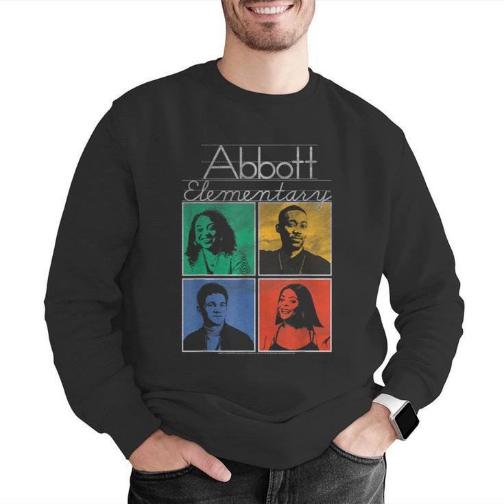 Abbott Elementary Colorful Pop Art Teachers TV Show Men Graphic Sweatshirt, funny gift